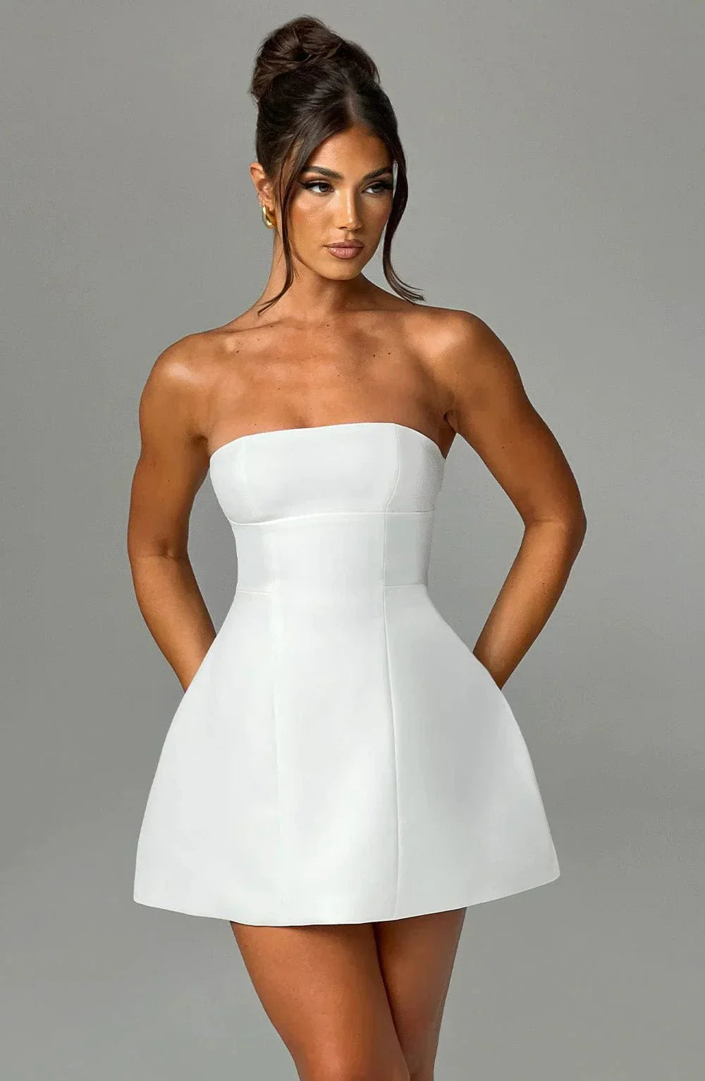 ASHIA STRAPLESS MINI DRESS