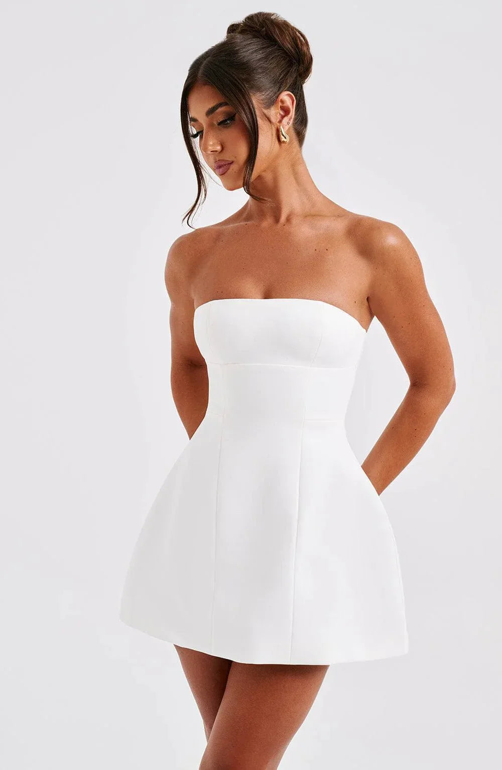 ASHIA STRAPLESS MINI DRESS