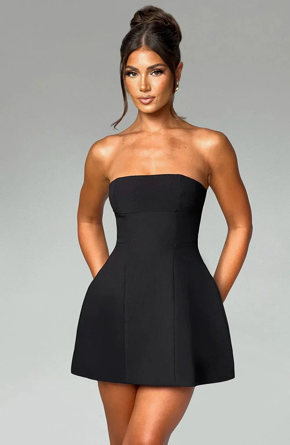 ASHIA STRAPLESS MINI DRESS