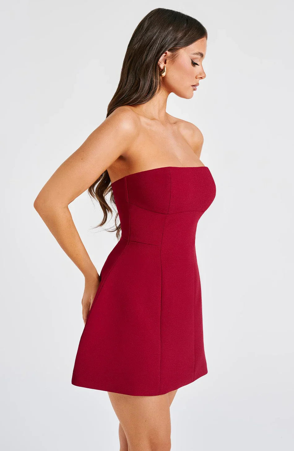 ASHIA STRAPLESS MINI DRESS