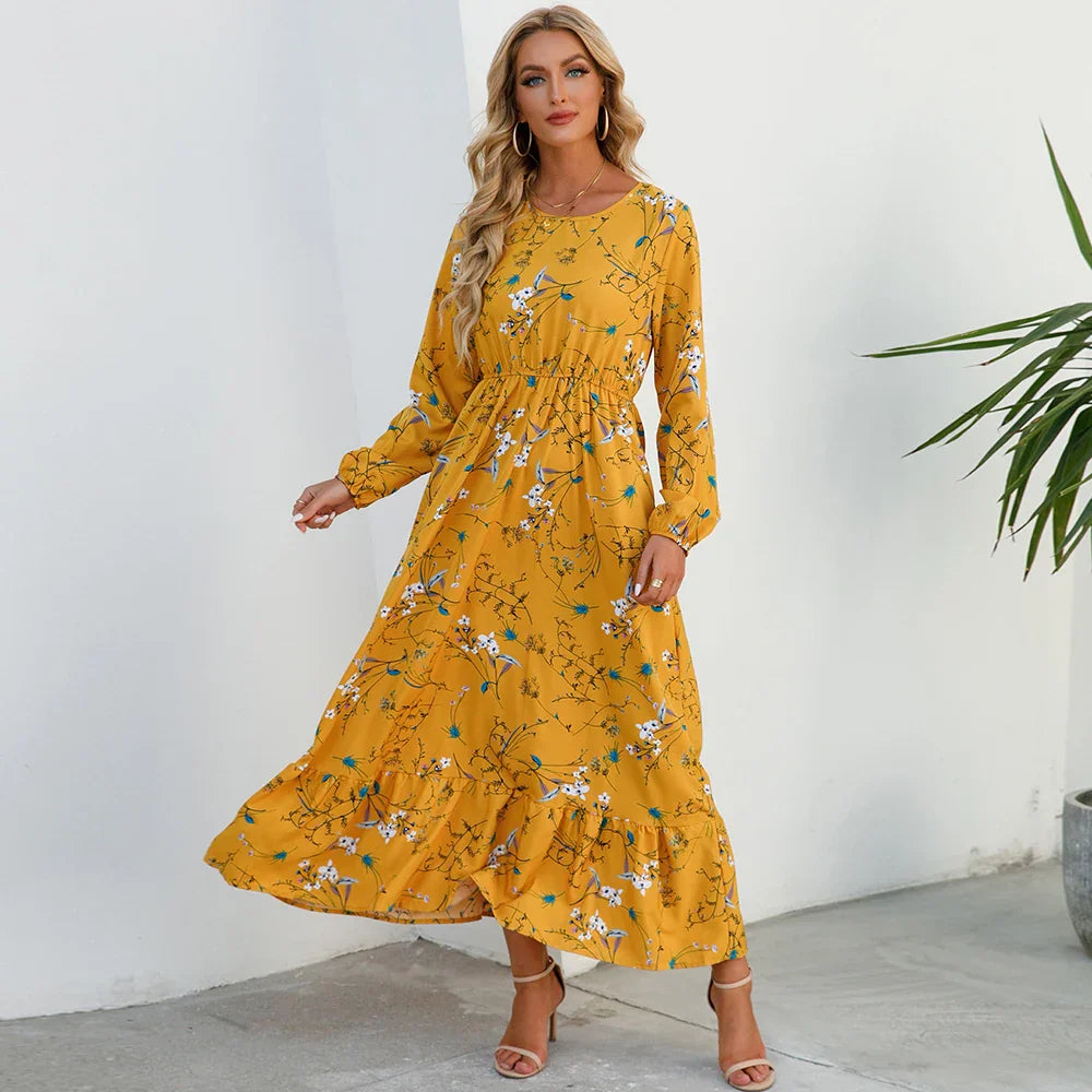 SPRING SUMMER BOHEMIAN WOMEN MAXI DRESS