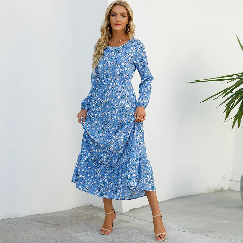 SPRING SUMMER BOHEMIAN WOMEN MAXI DRESS