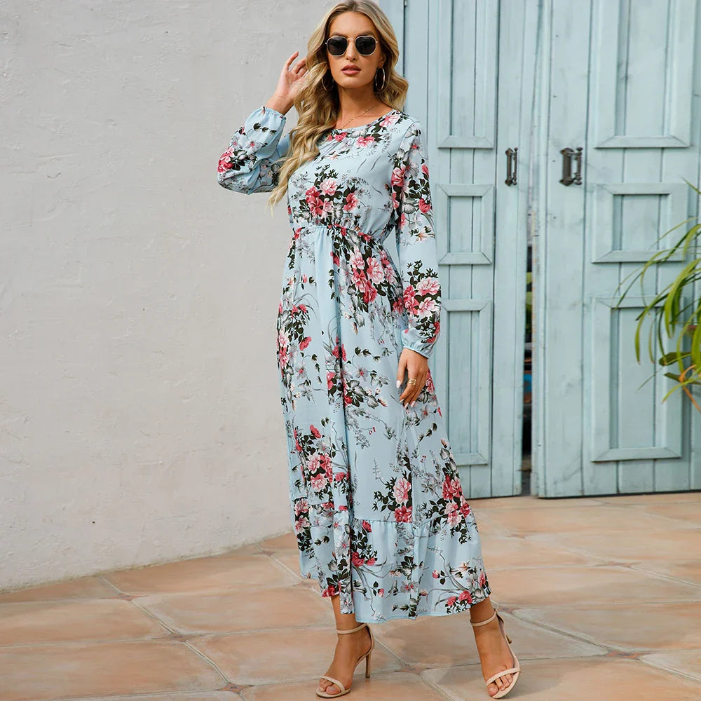 SPRING SUMMER BOHEMIAN WOMEN MAXI DRESS