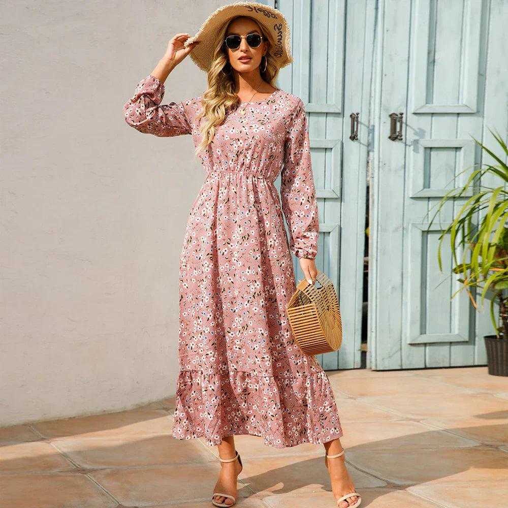 SPRING SUMMER BOHEMIAN WOMEN MAXI DRESS