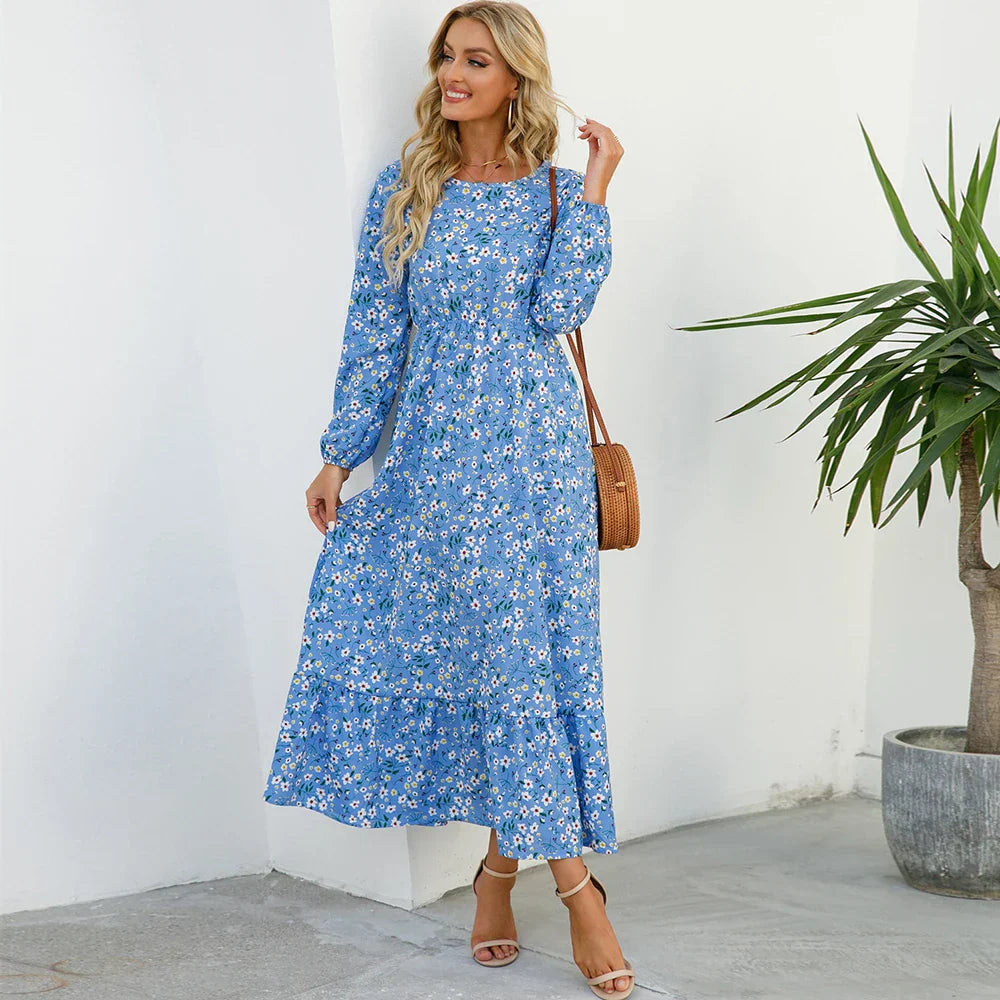 SPRING SUMMER BOHEMIAN WOMEN MAXI DRESS