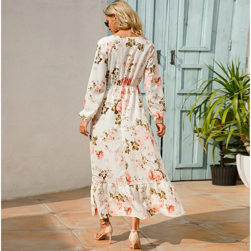 SPRING SUMMER BOHEMIAN WOMEN MAXI DRESS