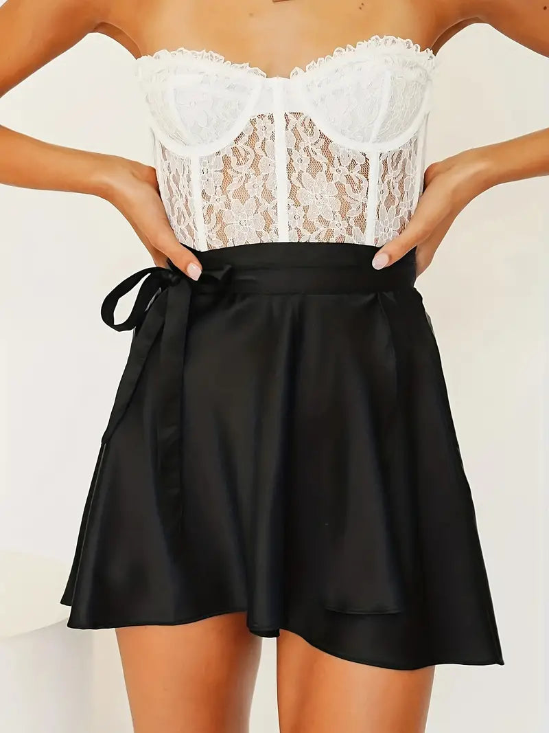 FLAIR FUSION HIGH WAIST MINI SKIRT